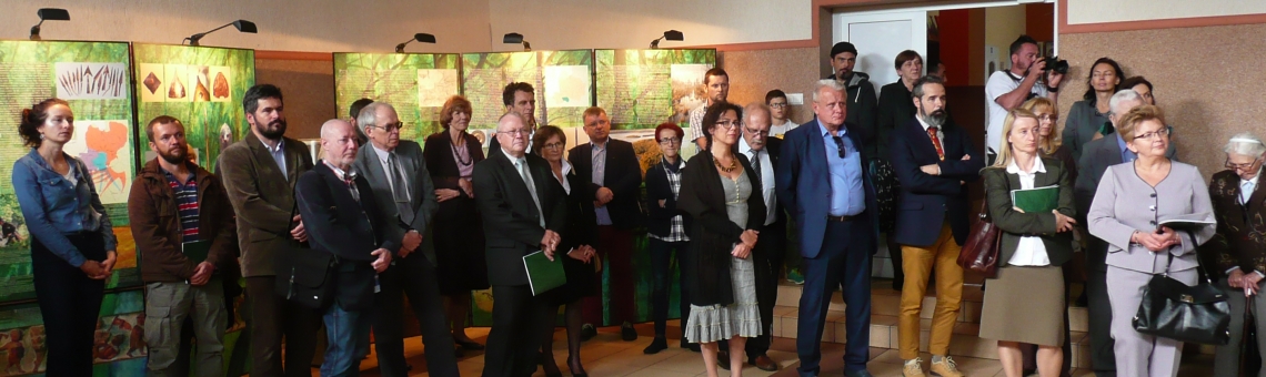 Opening day of the exhibition in Jeleniewo